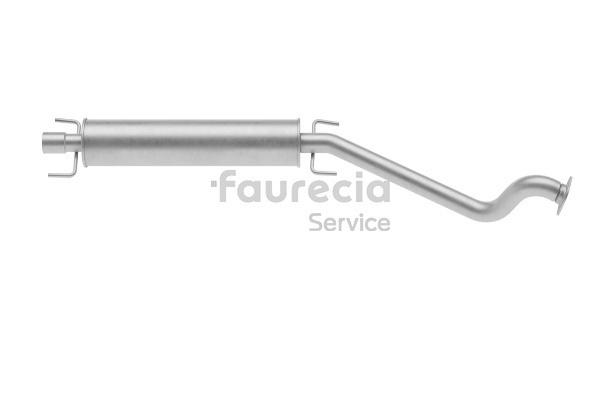 Faurecia FS40504 Predný tlmič výfuku Opel ASTRA originálne