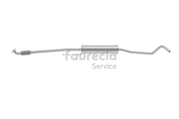 Faurecia FS40510 Mittelschalldämpfer für Vauxhall Corsa Mk II C Schrägheck X01 1.0 12V (F08, F68) 58 PS 2002 Z 10 XE Otto Faurecia FS40510 Mitteltopf Corsa C X01 1.0 12V (F08, F68) 58 PS Benzin Kosten