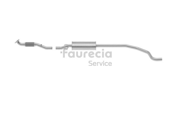 Faurecia FS40865 Forreste lyddemper Opel Astra F35 pris