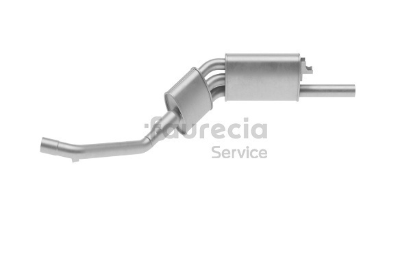 Panela de escape traseira FS45018 Faurecia 172607 SUBARU