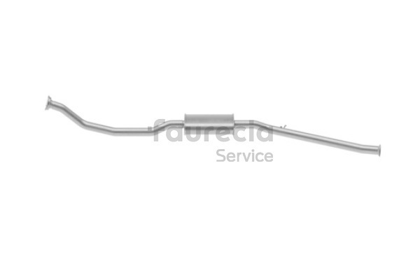 Middle silencer FS45091 Faurecia 1728.56 PEUGEOT