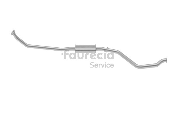 Forreste lyddæmper FS45129 Faurecia 1705-60 Mellempotte FS45129 Faurecia 1705-60 FIAT