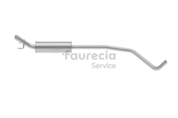 Faurecia FS45232 Silencieux avant DS DS4 / DS4 Crossback 1.2 THP 130 (NXHNYM) 130 CV Essence 2016