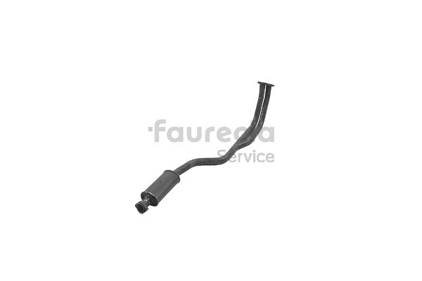 Faurecia Silenciador delantero FS50007 Silencioso delantero Faurecia MERCEDES-BENZ FS50007