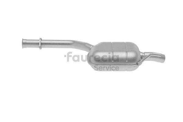 Stredný tlmič výfuku FS50071 Faurecia 124 490 0815 VAUXHALL