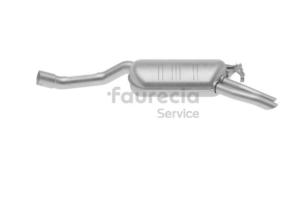 Takaäänenvaimentaja FS50084 Faurecia 124 490 22 15 MERCEDES-BENZ