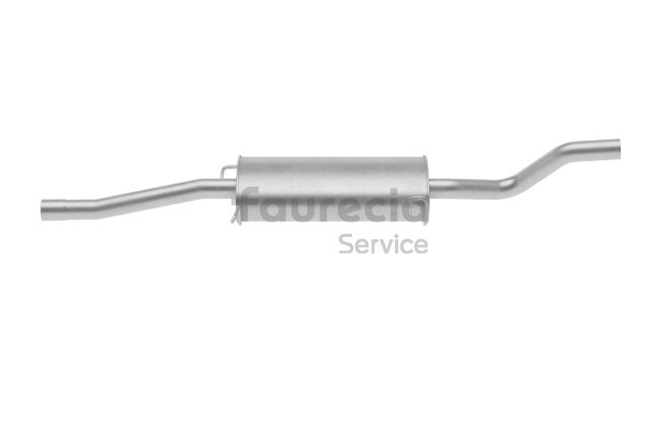 Forreste lyddæmper FS50112 Faurecia 639 490 27 81 Mellempotte FS50112 Faurecia 639 490 27 81 MERCEDES-BENZ