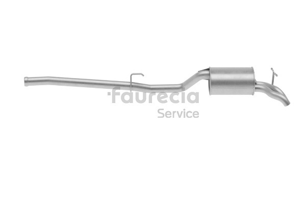 Silencieux arrière FS50266 Faurecia 2104903821 MERCEDES-BENZ