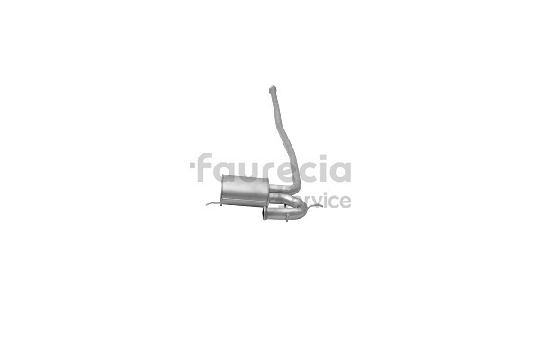 Faurecia FS55048 Mellan ljuddämpare Renault 19 B/C53 original