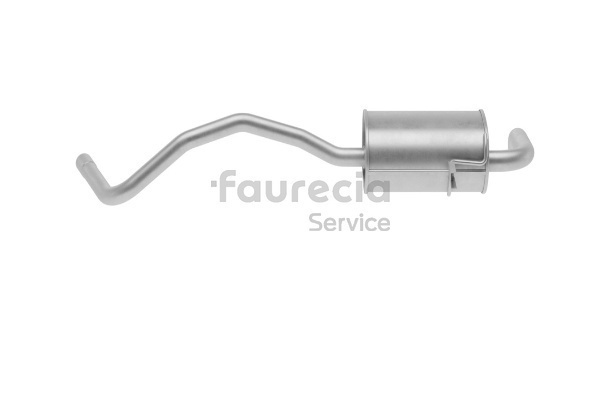 Faurecia FS55613 Bakre eksospotte Renault Megane 2 Stasjonsvogn 1.4 98 hk Bensin pris