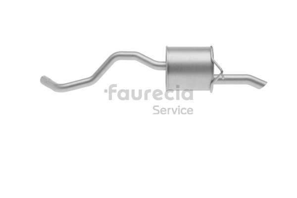 Faurecia FS56005 Hátsó kipufogódob Renault Captur j5 1.2 T 113 LE Benzin árak
