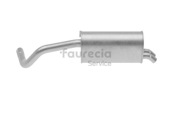 Izplūdes gāzu trokšņa slāpētājs (pēdējais) FS63196 Faurecia 6Q6253609AK SKODA