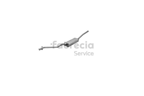 Faurecia FS80135 Einddemper, uitlaat VW Jetta 2 1.6 D 54 Pk Diesel prijs