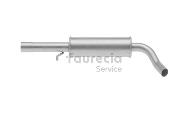 Silenciador intermedio FS80225 Faurecia 1J0 253 209 G SEAT