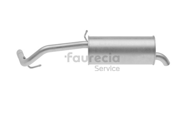 Silencieux arrière FS80357 Faurecia 6Q6.253.609 N SKODA