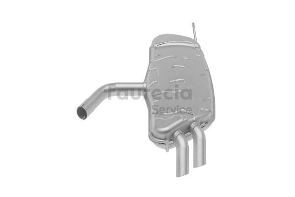 Faurecia Einddemper FS80515 Volkswagen CADDY Achterdemper Faurecia FS80515