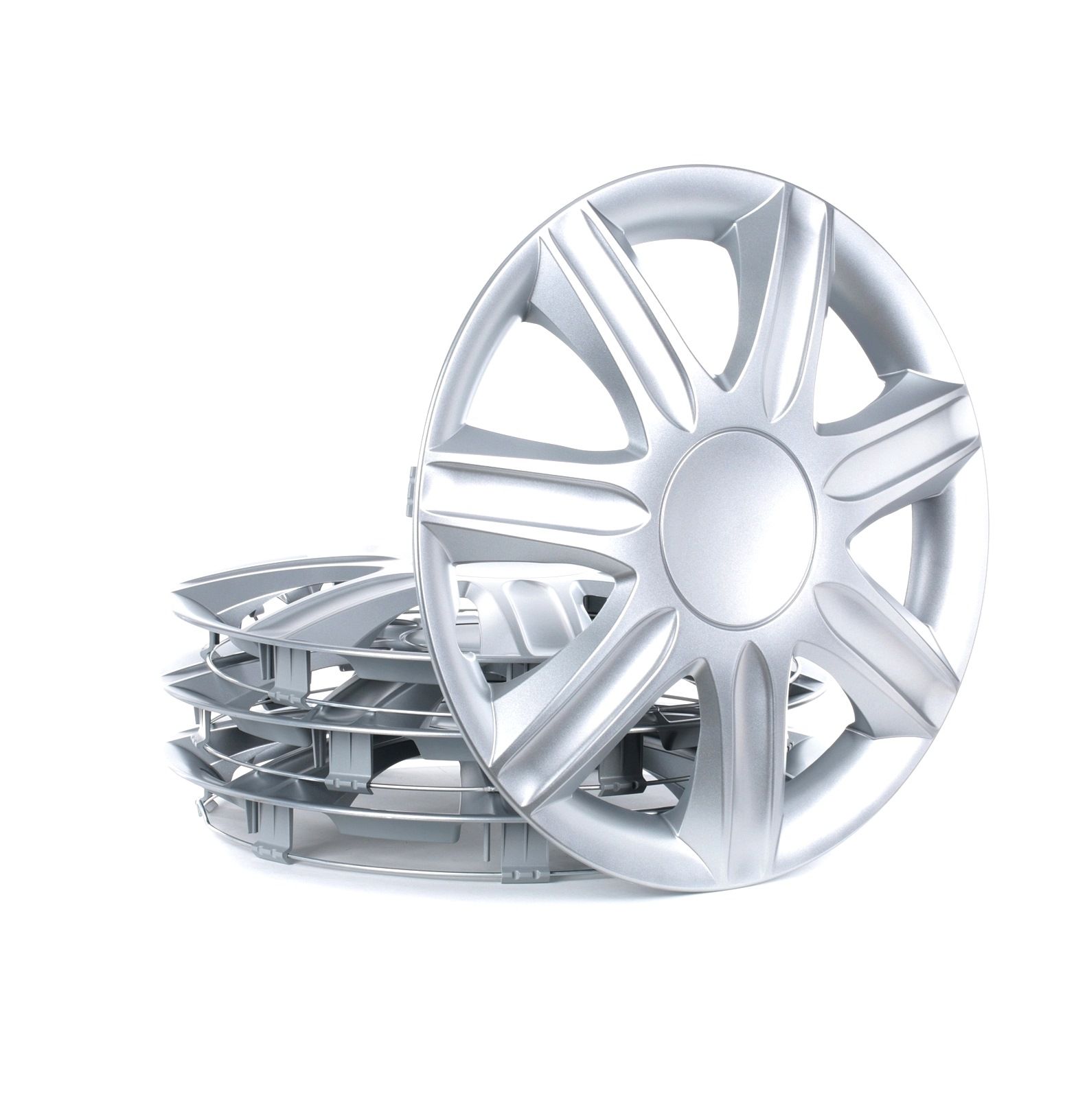 LEOPLAST RUBIN 15 Wheel covers 15Inch, silver-image-14603234