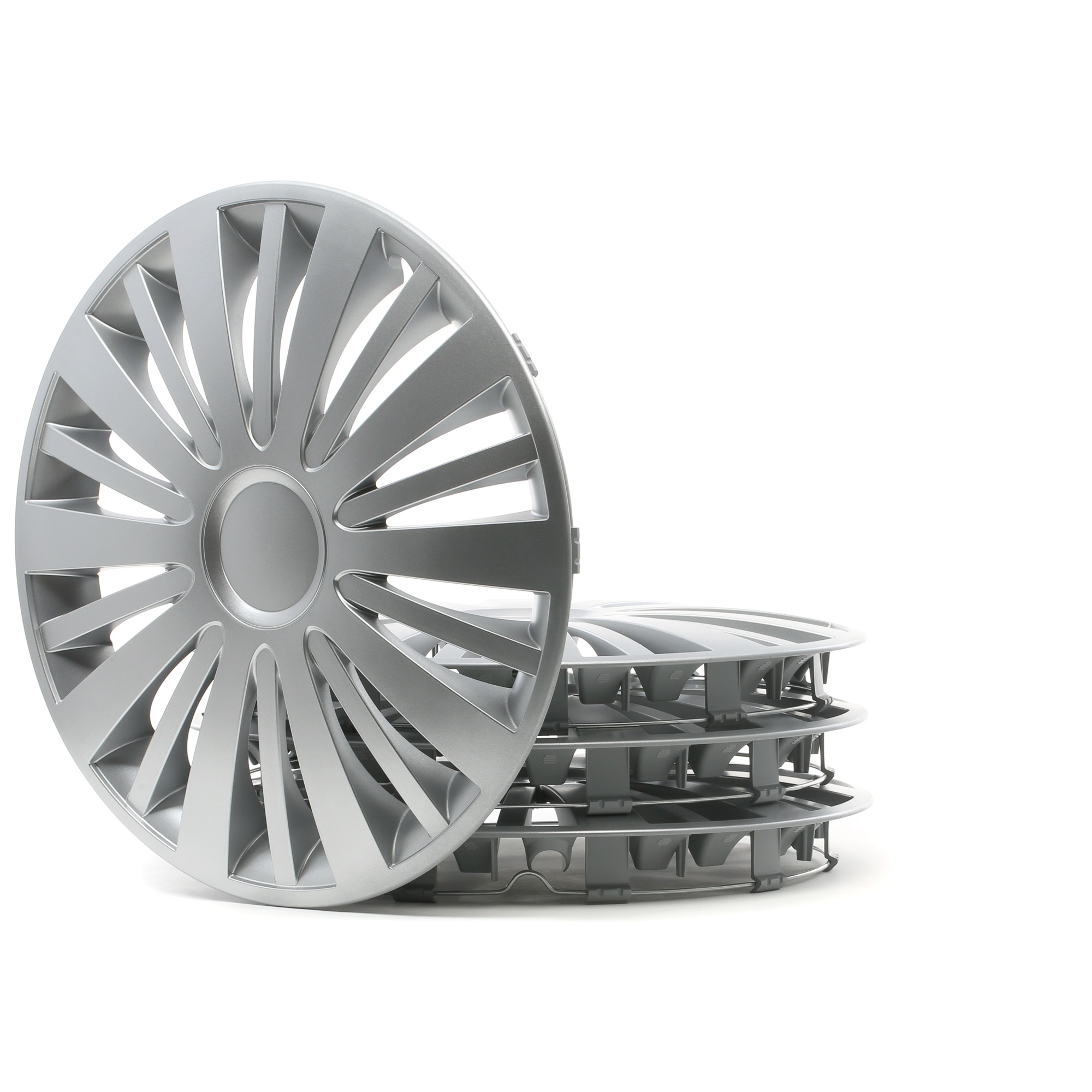 LEOPLAST VEGAS 15 Wheel covers 15Inch, silver-image-14626479