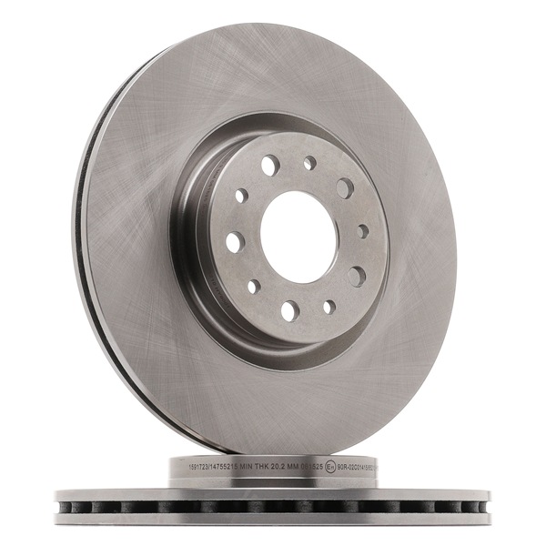 RIDEX 82B1818 Bremsscheibe Fiat Tipo Limousine 1.6 (356SXE11) 110 PS Benzin Kosten