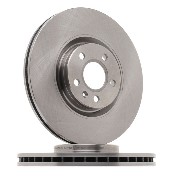 RIDEX 82B1954 Brake disc Volvo XC60 2 B4 Mild-Hybrid AWD 197 hp Diesel/Electro 2023