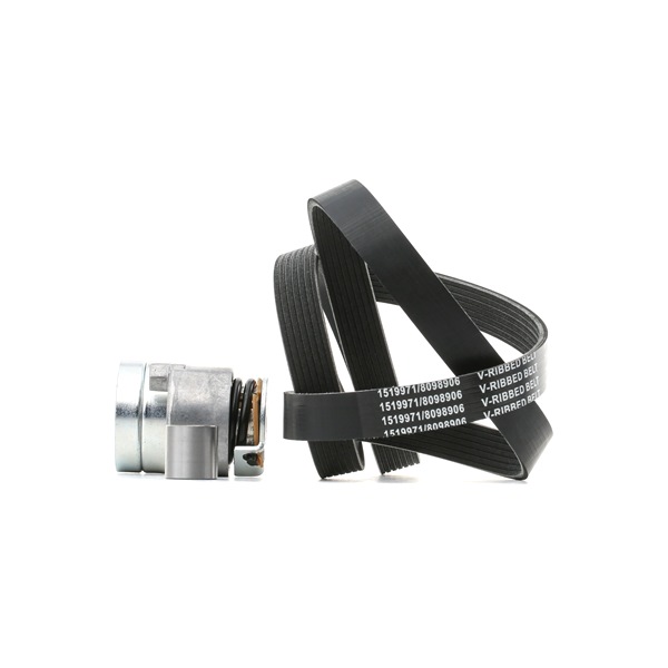 Jeu de courroies trapézoïdales à nervures 542R0055 RIDEX 77 01 477 514 RENAULT
