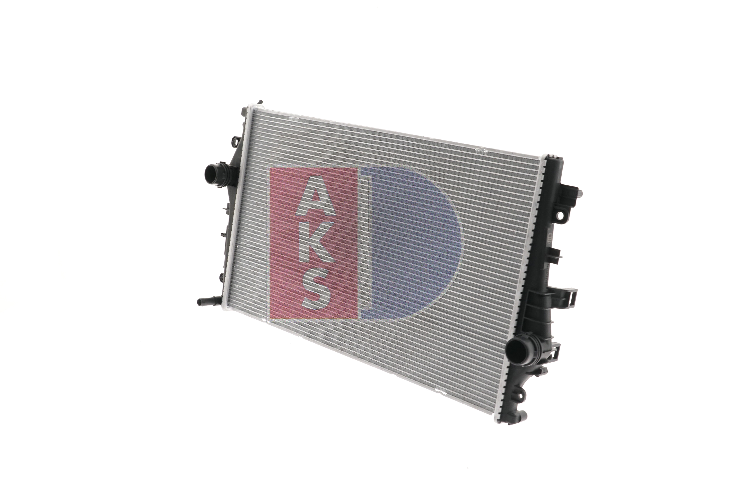 AKS DASIS 010036N Kühler, Motorkühlung Aluminium, Kühlrippen gelötet, Schaltgetriebe