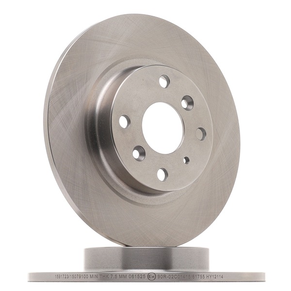 Remschijf 82B2314 RIDEX N243 26 251 MAZDA