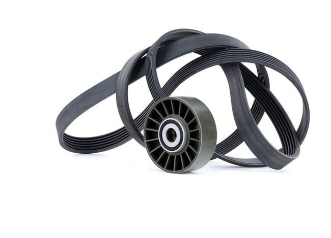 RIDEX 542R0123 Poly v-belt kit W124 230 E 2.3 (124.023) 132 hp Petrol 1992