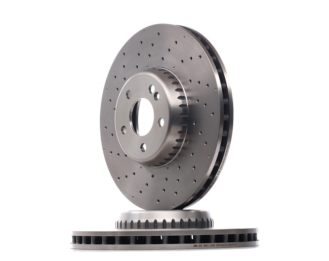 Bremseskive 82B2578 RIDEX A000 421 22 12 MERCEDES-BENZ