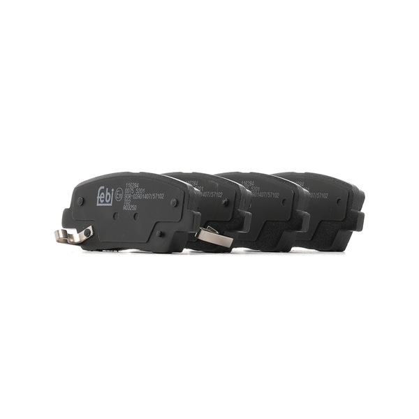 FEBI BILSTEIN 116284 Bremsbeläge KIA Stinger Schrägheck (CK) 2.2 CRDi VGT 202 PS 2022