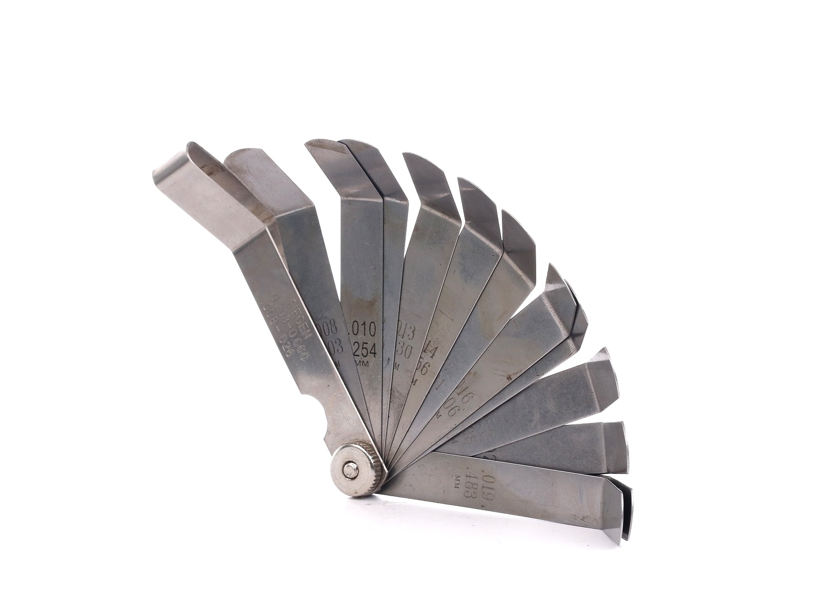 SEALEY S0516 Feeler Gauge Number of leaves: 12mm, Measuring Range to: 0.660mm, Measuring Range from: 0.203mm-image-15182585