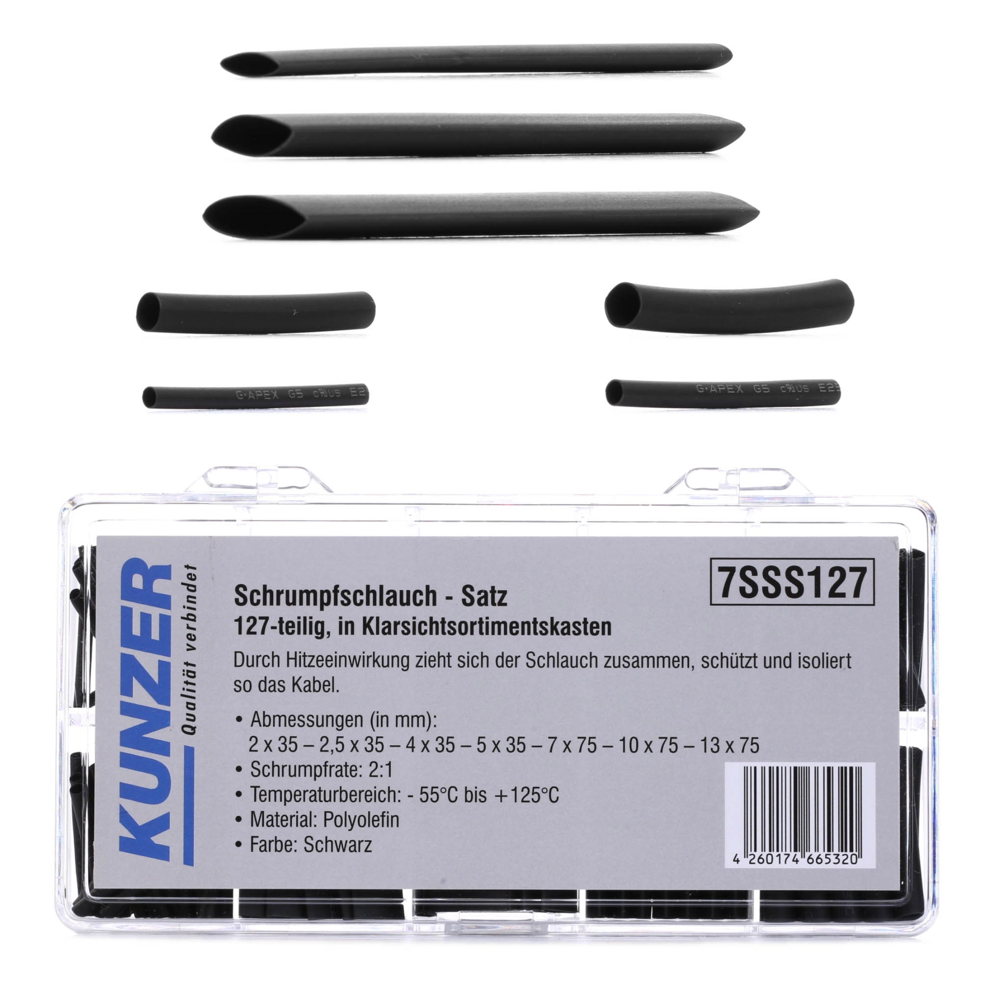 KUNZER 7SSS127 Assortment, heatshrink tube-image-15202192