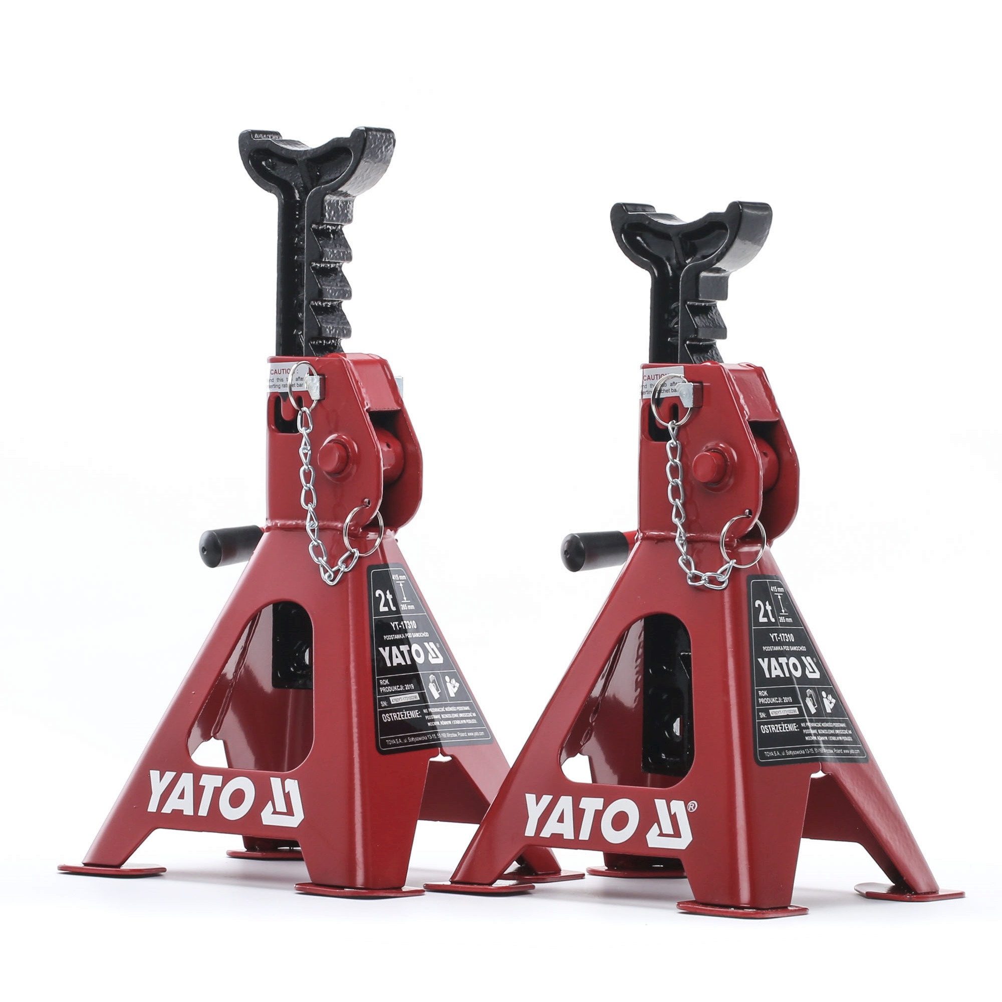 YATO YT-17310 Trestle Load capacity: 2t, Lifting Height from: 265mm, Lifting Height, up to: 415mm, Stroke: 150mm, Number of tools: 2, Size: 190x165-image-15206741