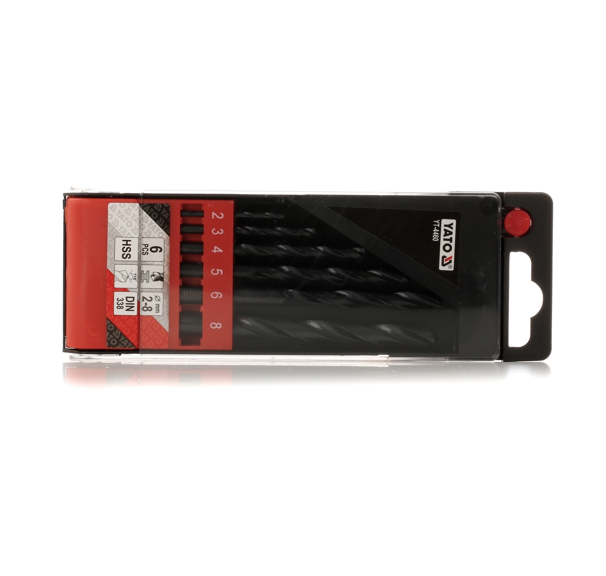 YATO YT-4460 Twist Drill Bit Set Number of tools: 6, Ø of: 2mm, Ø up to: 8mm-image-15217051