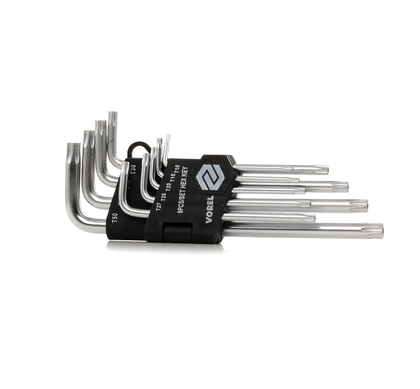 VOREL 56478 Angled Screwdriver Set Number of tools: 9, Chrome Vanadium Steel, Spanner Size: T50-image-15222747