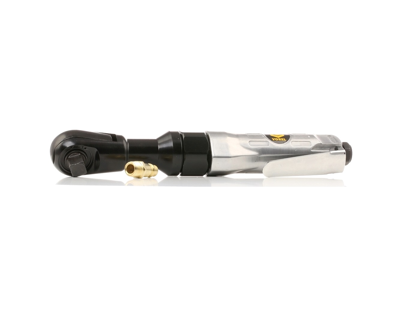 VOREL 81119 Pneumatic Ratchet Screwdriver RPM to: 1601/min, Air Consumption: 113l/min, Operating Pressure: 6.3bar