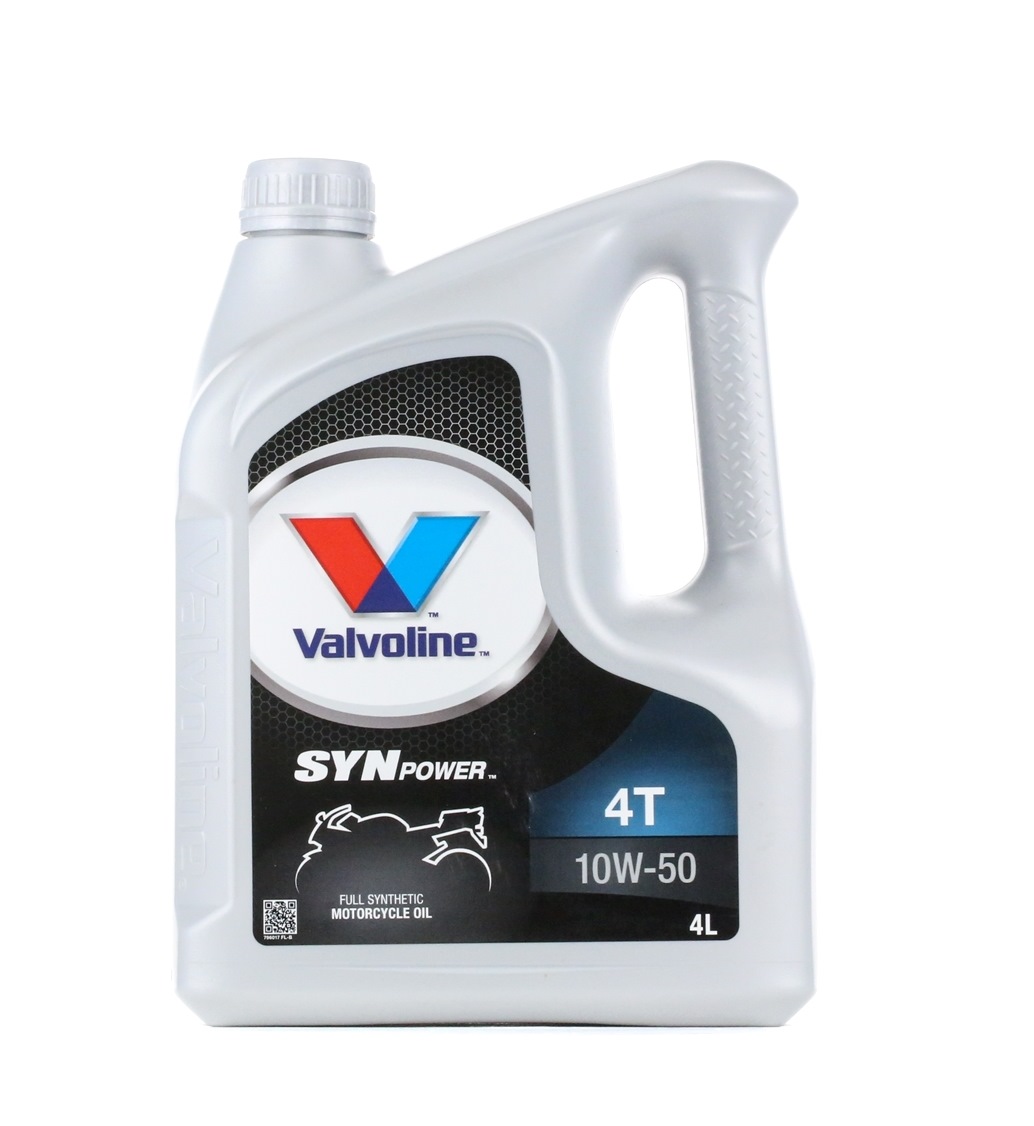 Side view of Valvoline 796017 Engine oil 10W-50, Capacity: 4l, Synthetic Oil