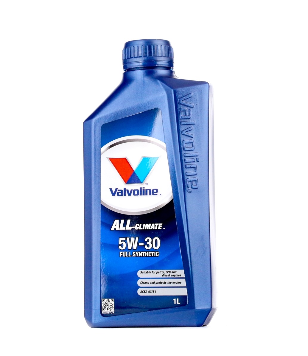 Side view of Valvoline 872288 Engine oil 5W-30, Capacity: 1l, Synthetic Oil