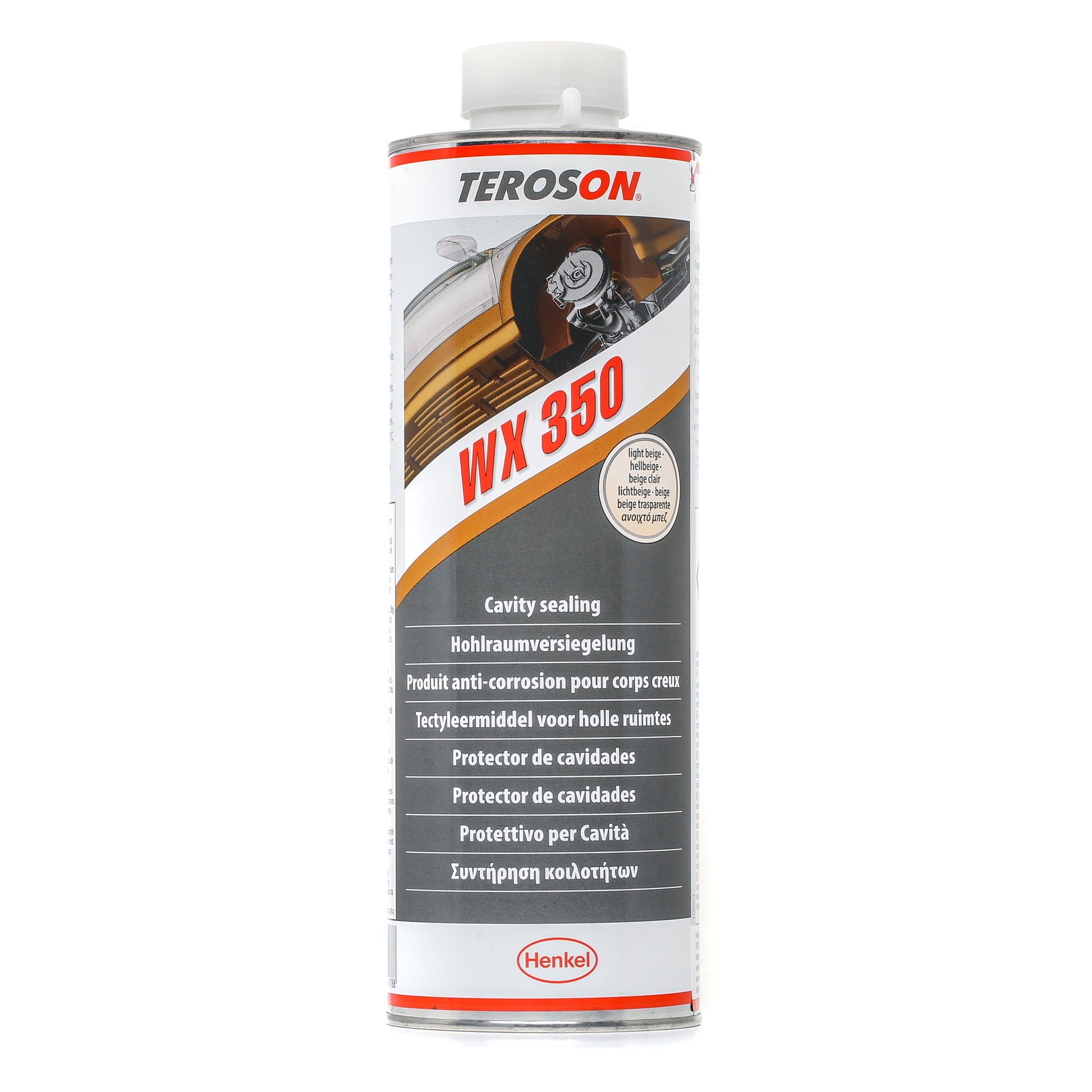 TEROSON 793958 Unterbodenschutz TEROSON WX 350 BO1L ML Inhalt: 1l, beige, Flasche, Gewicht: 1kg