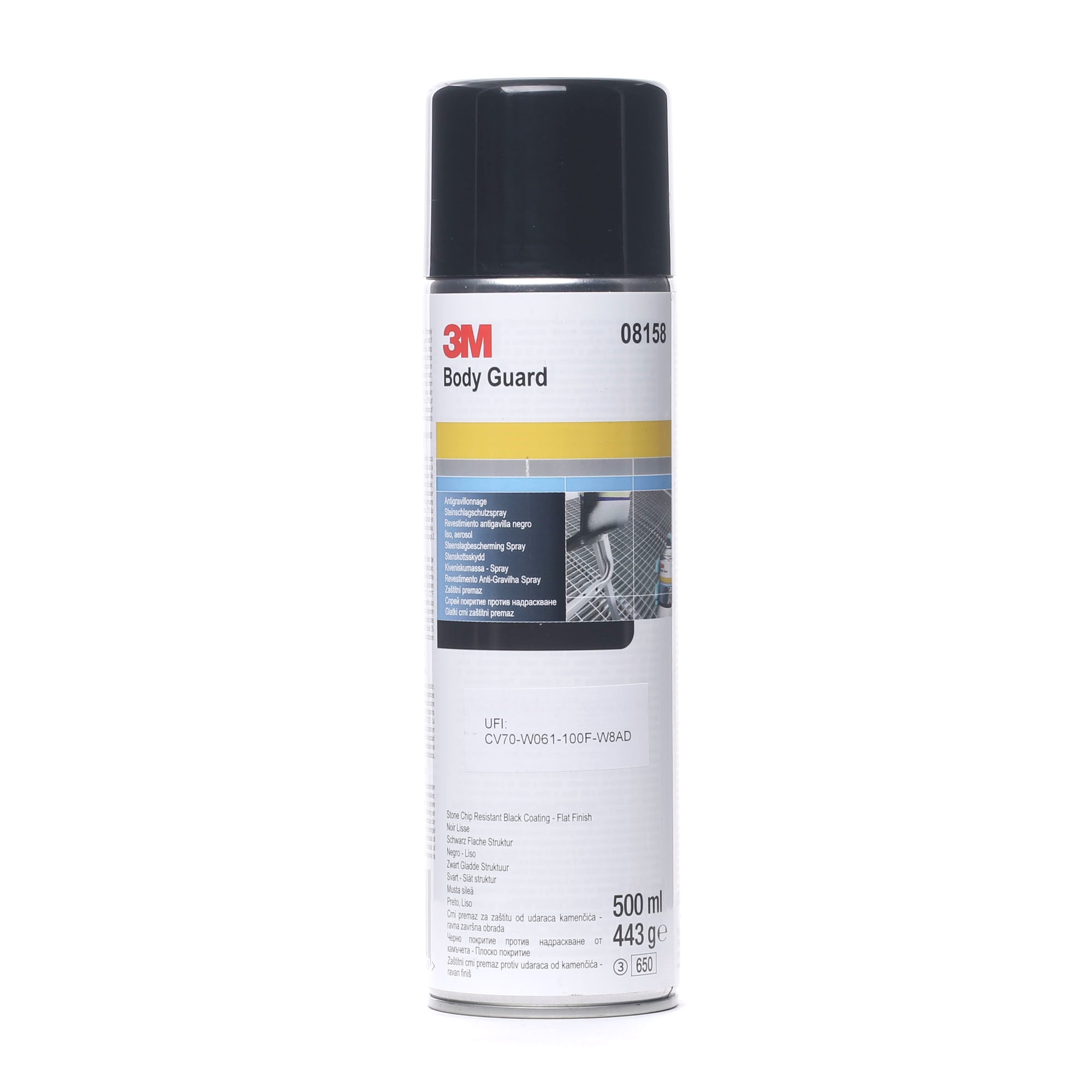 3M 08158 Stone Chip Protection Capacity: 500ml, aerosol, black, Over-paintable-image-15236079