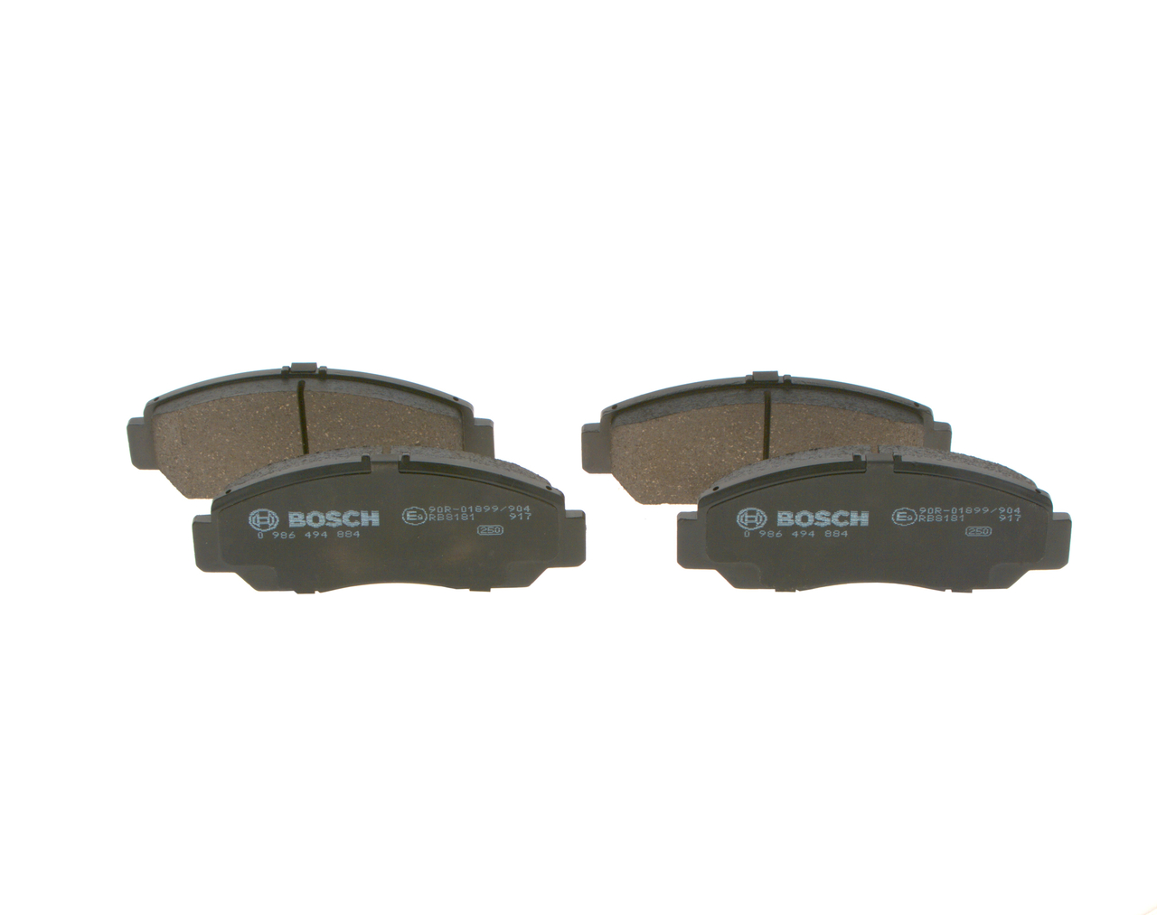 BOSCH 0 986 494 884: Τακάκια φρένων Kia SORENTO 2008