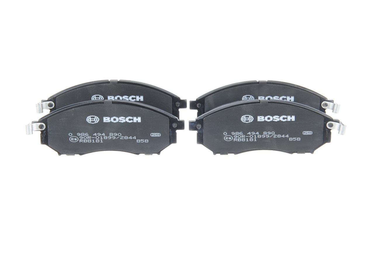 Juego de pastillas de freno 0 986 494 890 BOSCH D1060EJ20A RENAULT