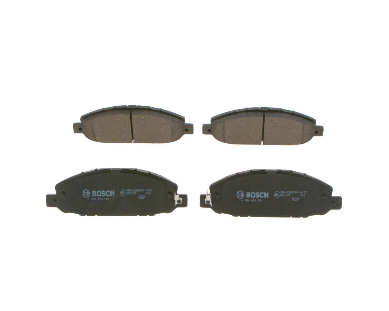 BOSCH BP1889 Pastilhas de travão