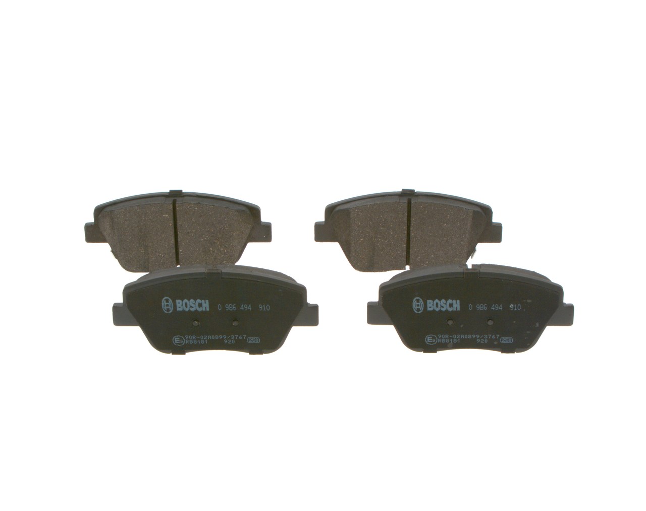 BOSCH BP1898 Pastilhas de travão