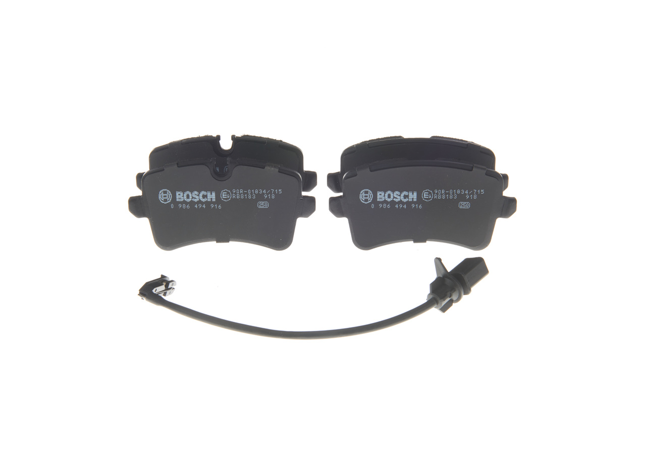 Plaquettes de frein 0 986 494 916 BOSCH 4G0 698 151 C PORSCHE