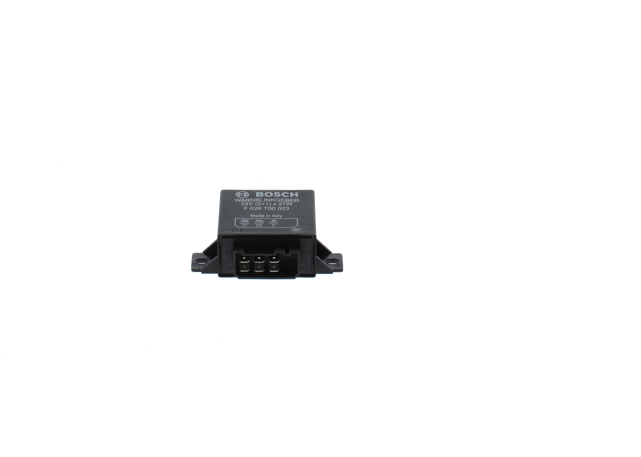 BOSCH Pagrieziena signāla pārtraucējs F 026 T00 023 BOSCH Pagriezienu signāla relejs F 026 T00 023 vērtējums