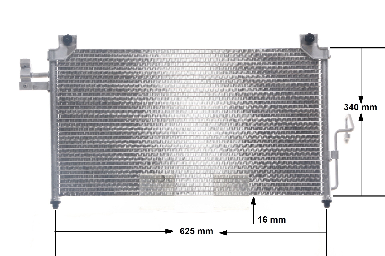 MAHLE ORIGINAL 351301091 Klimakondensator