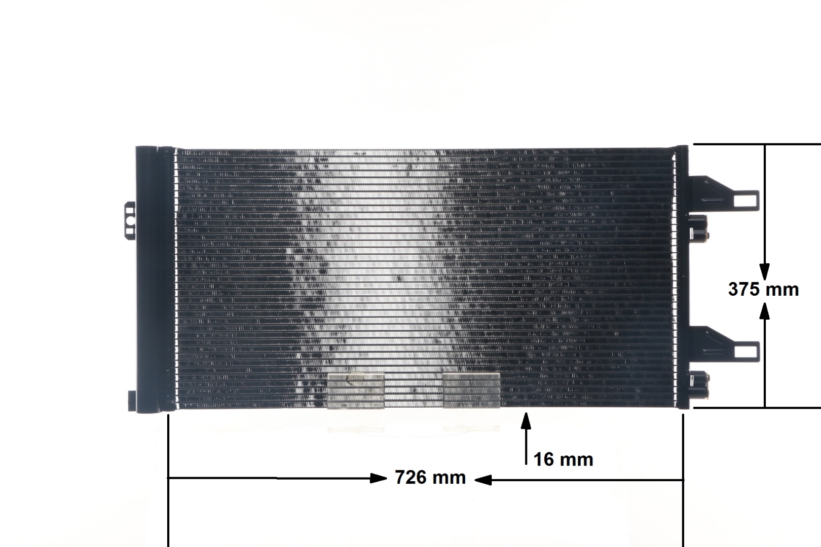 Condenseur, climatisation AC 363 000S MAHLE ORIGINAL 1649790580 OPEL
