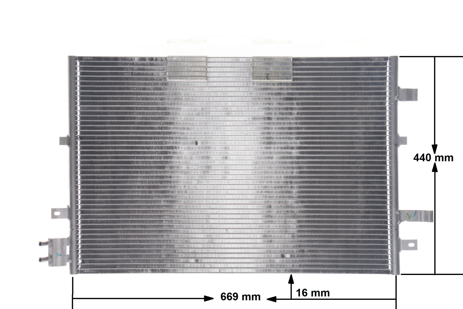 Condenseur, climatisation AC 690 000S MAHLE ORIGINAL 2S7H 19E90 8AD FORD