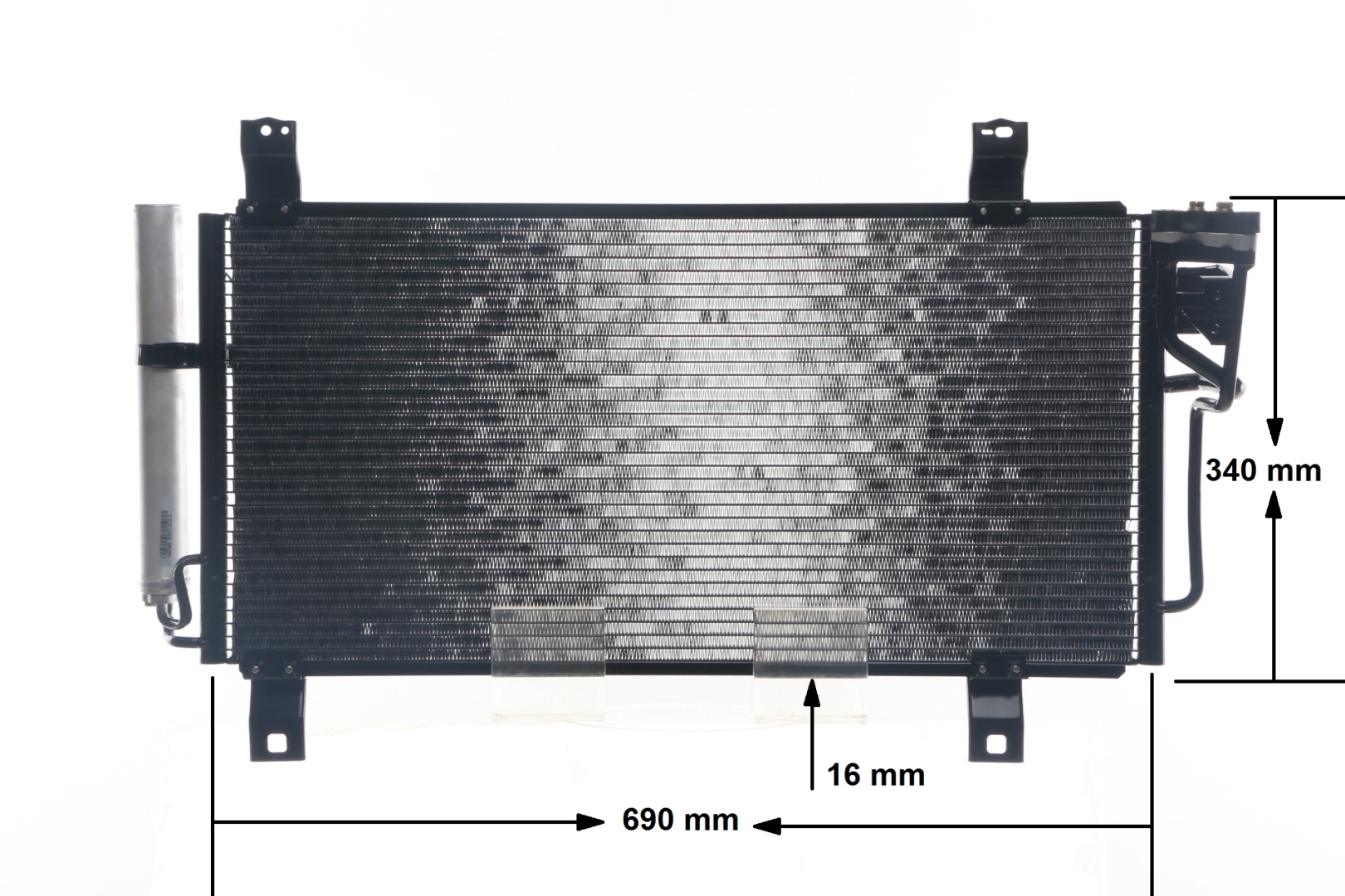 Condensatore climatizzatore MAHLE ORIGINAL AC 714 000S prezzo Climatizzatore Mazda 6 GH Station wagon